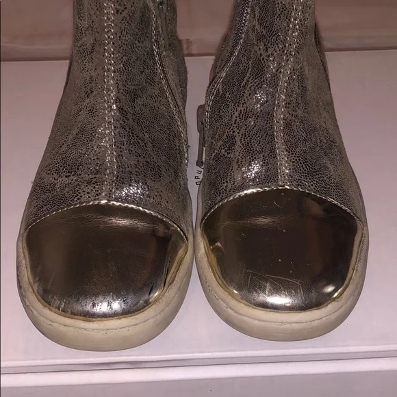👢 Naturino metallic zip kids ankle boot - Picture 3 of 9